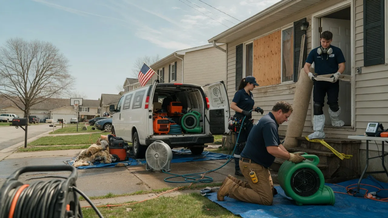 Water Damage Restoration in New Richmond, WI near me